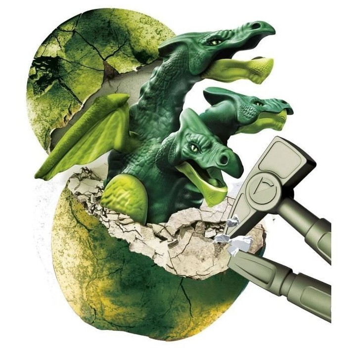 Clementoni - Sciences et Jeu - oeuf légendaire - Dragon a Trois Tetes