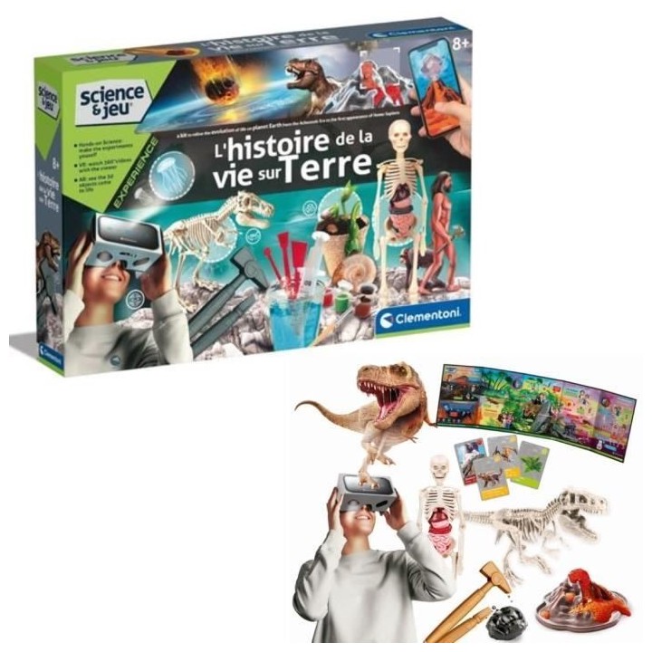 Clementoni - Sciences et jeu - L'histoire de la vie sur Terre - Réali