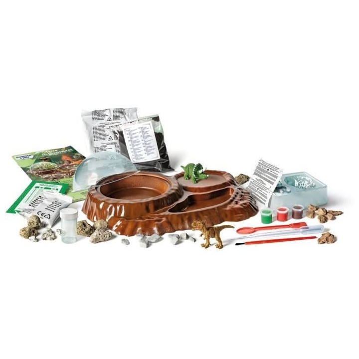 Clementoni - Sciences et jeu - Le monde des dinosaures - Terrarium a c