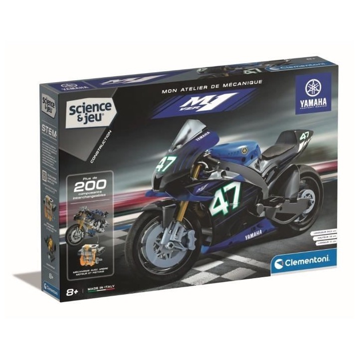 Clementoni - Coffret de construction Yamaha M1 - Application disponibl