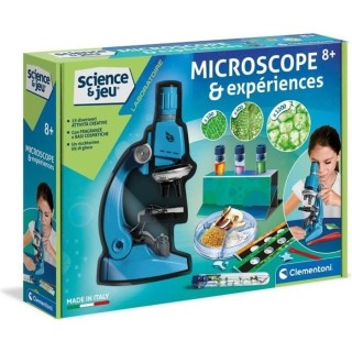 Clementoni - Sciences et Jeu - Super Microscope Professionnel - 8 ans