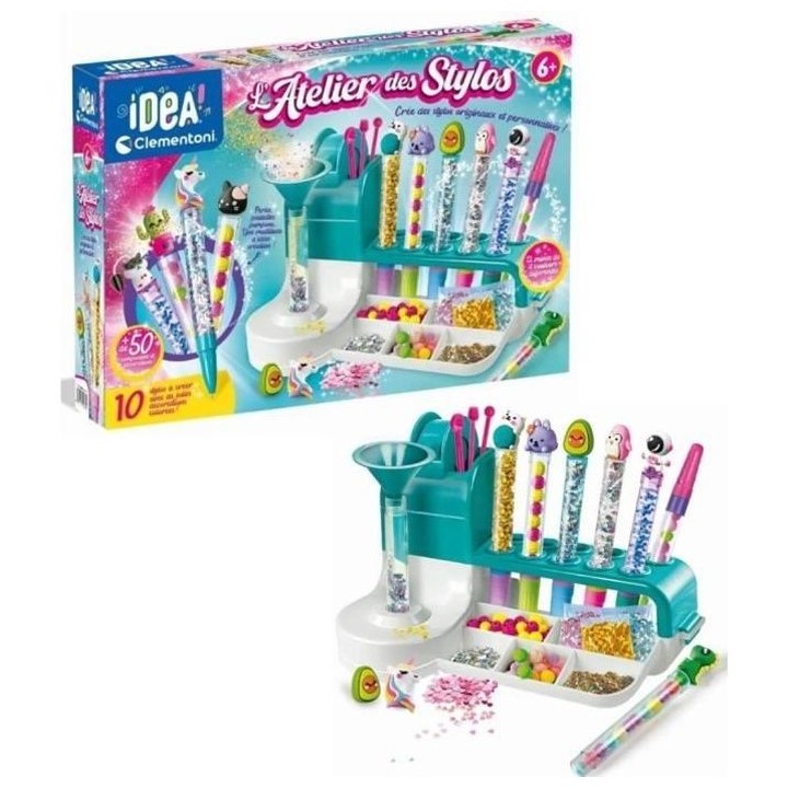 Atelier des Stylos - Clementoni - Crée et personnalise 10 stylos - Fa