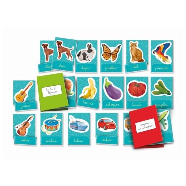 Montessori - Clementoni - Les mots en images - Jeu éducatif développ