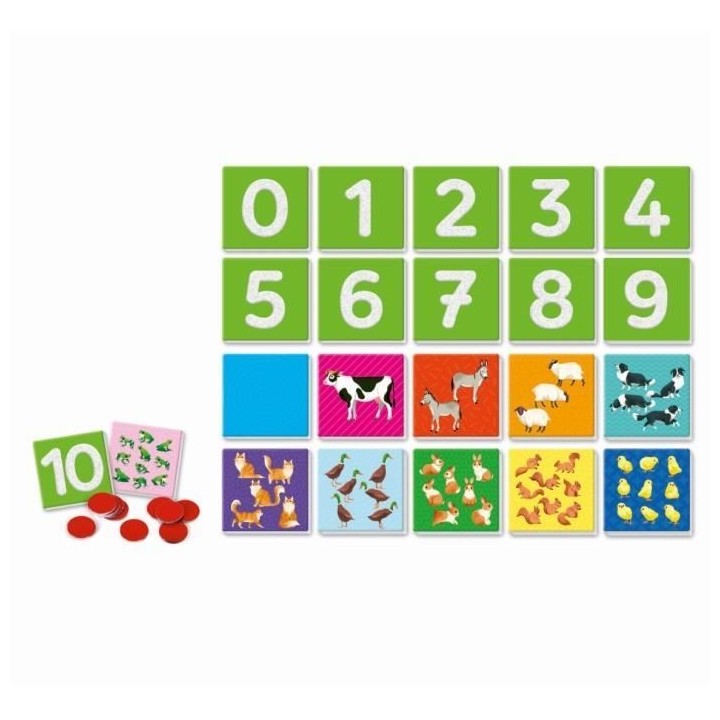 Montessori - Clementoni - Les chiffres tactiles - Jeu éducatif appren
