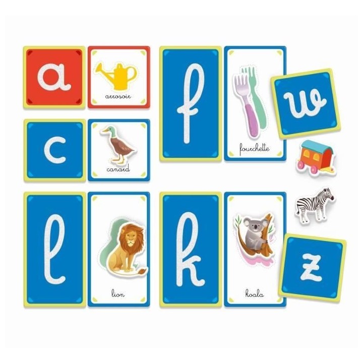 Montessori - Clementoni - Les lettres tactiles - Jeu éducatif pour ap