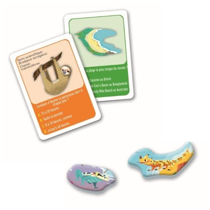 Clementoni - Puzzle a la découverte du monde - Avec activités, défi