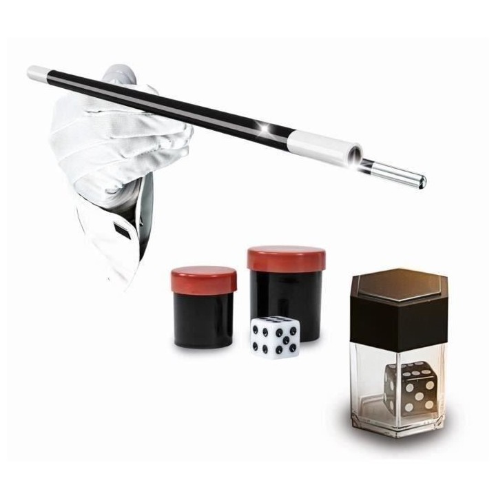 Clementoni - Coffret des dés magiques - 20 tours - Dés 7 ans