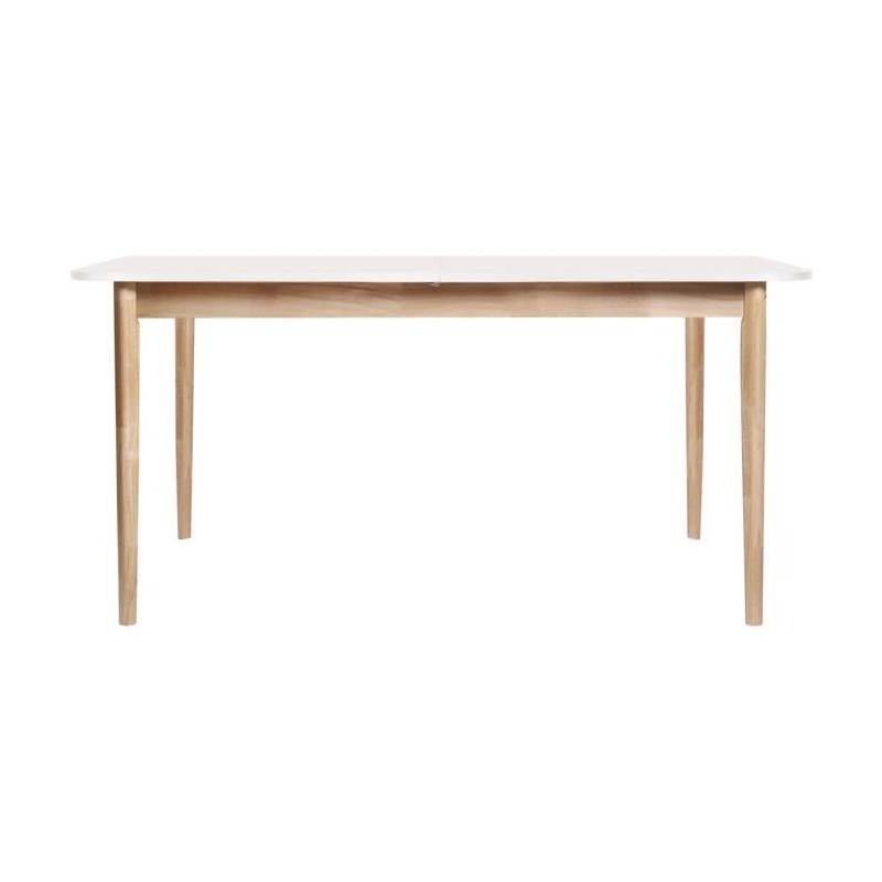 Table a manger extensible JULIA - 6 a 8 personnes - 160 / 200 cm - piétement en Bois massif