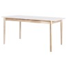 Table a manger extensible JULIA - 6 a 8 personnes - 160 / 200 cm - piétement en Bois massif