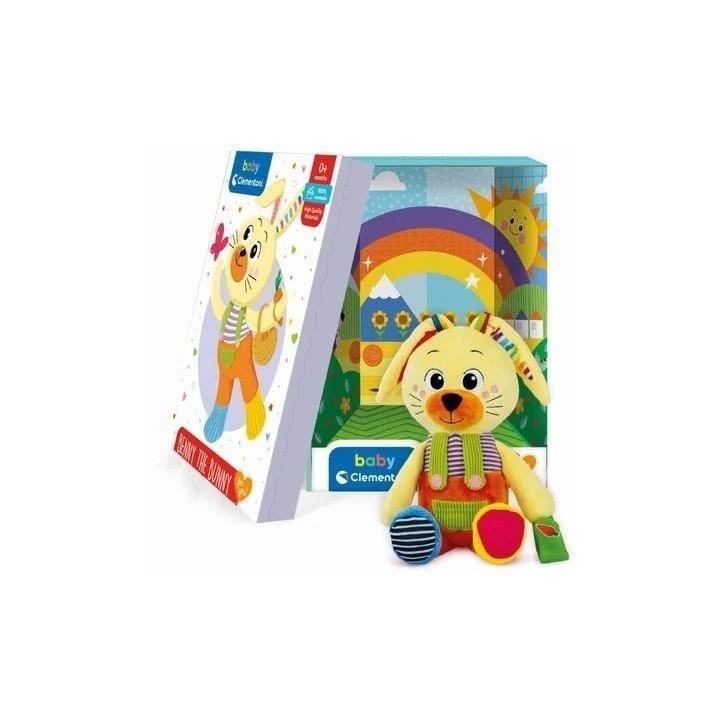 Peluche Lapin - Coffret Cadeau - Clementoni - Des la Naissance