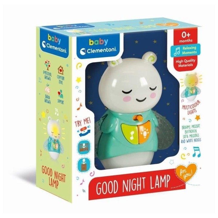 Veilleuse Luciole - Clementoni - Lumieres et musiques - Blanc - Mixte