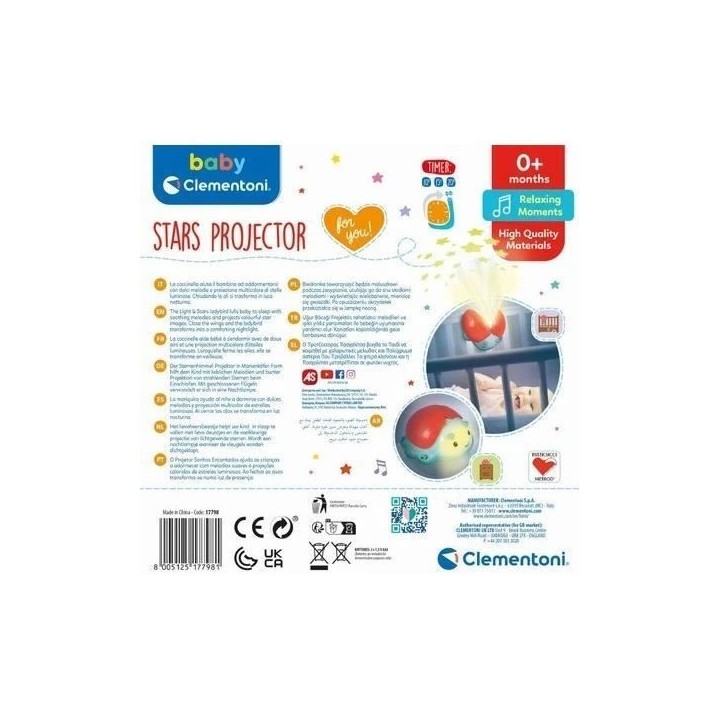 Projecteur pour bébé - Veilleuse Projecteur d'Etoiles - Apaise Béb