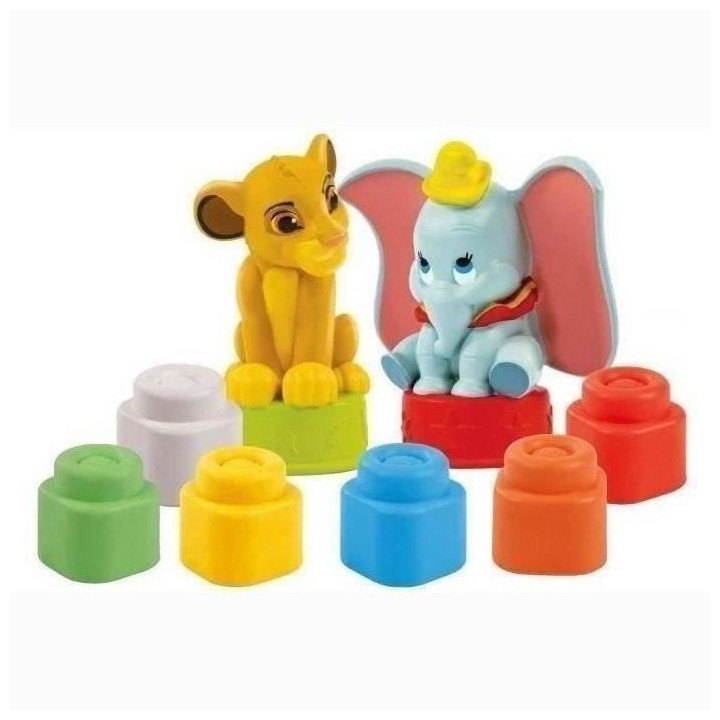 Coffret Disney Classics Clemmy - Disney Baby - Clementoni - 6 cubes -