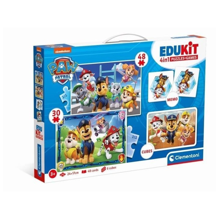 Clementoni - Edukit - Pat'Patrouille - Coffret d'activités préscolai