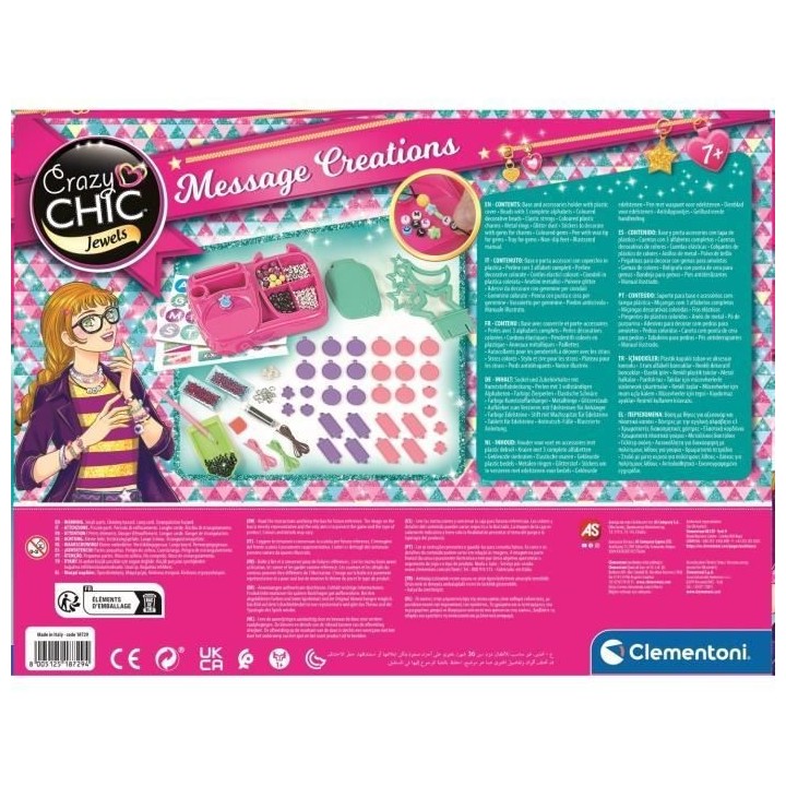 Clementoni - Crazy Chic - Création de bijoux et accesoires - Des 7 an