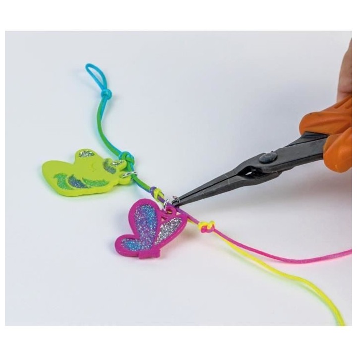 Clementoni - Crazy Chic - Coffret création colliers bracelets avec pe