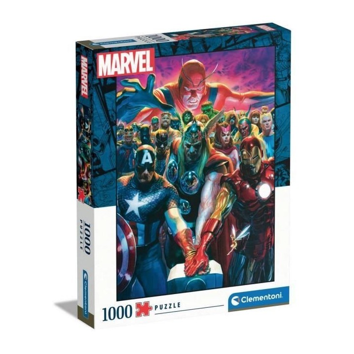 Puzzle 1000 pieces Disney - CLEMENTONI - 69 x 50 cm - Matériau recycl