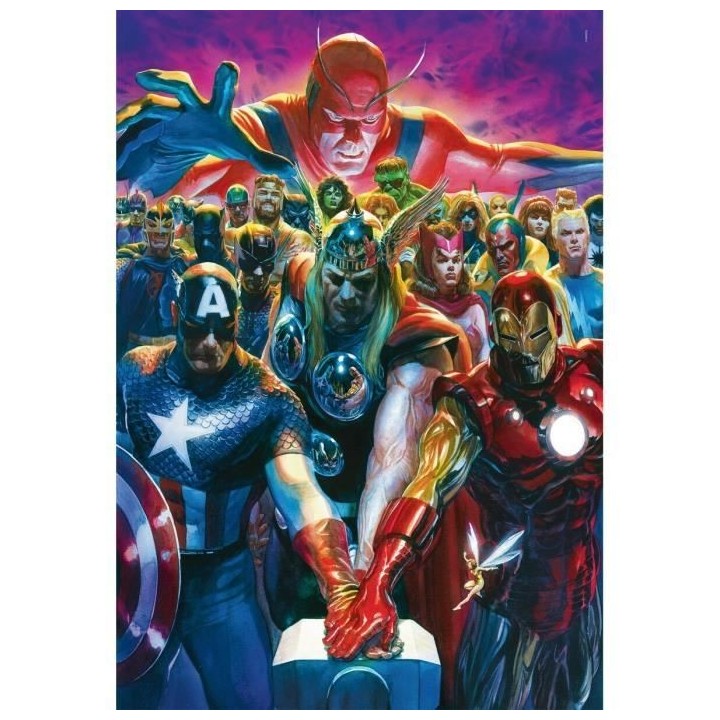 Puzzle 1000 pieces Disney - CLEMENTONI - 69 x 50 cm - Matériau recycl