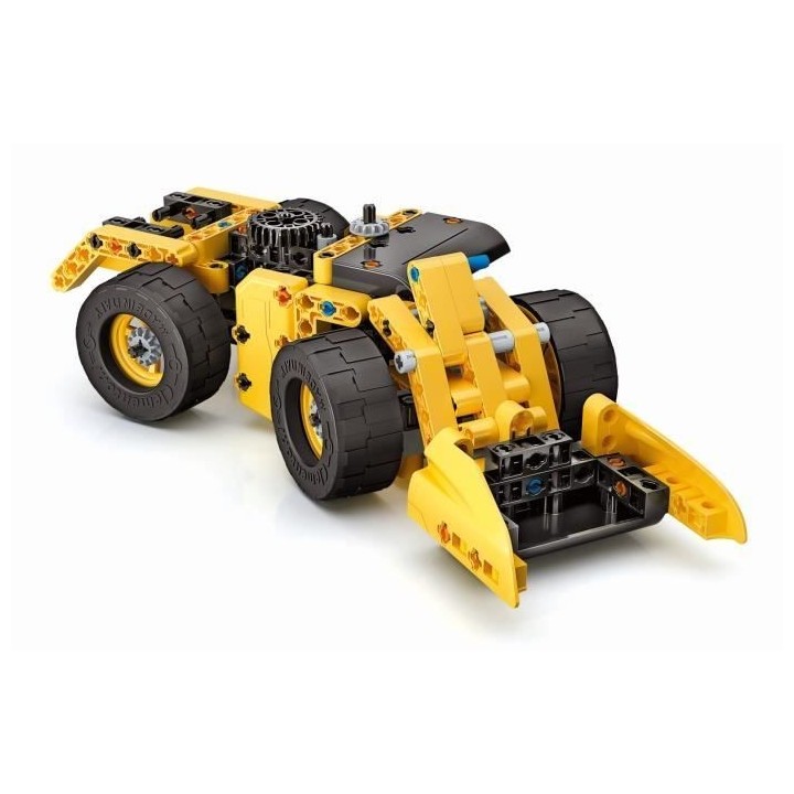 Clementoni - Bulldozer a construire - 9 maquettes véhicules - 200 com