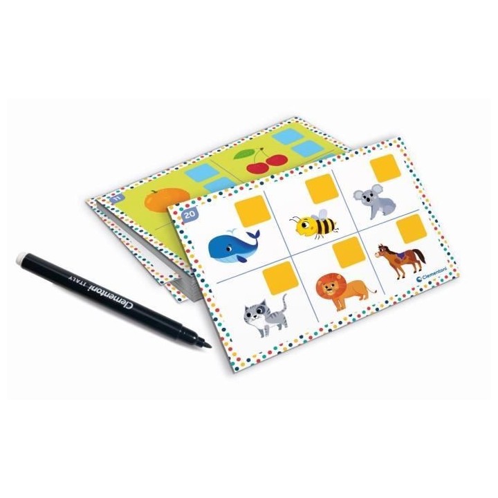 Mallette Lettres & Animaux magnétiques - Clementoni - Des 3 ans - Mul