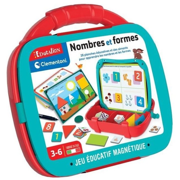 Clementoni - Mallette Chiffres Formes - 52676