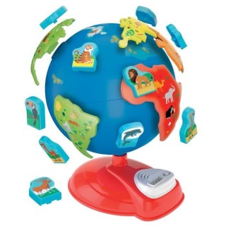 Clementoni - Premier globe interactif - Animaux et continents - Fabriq