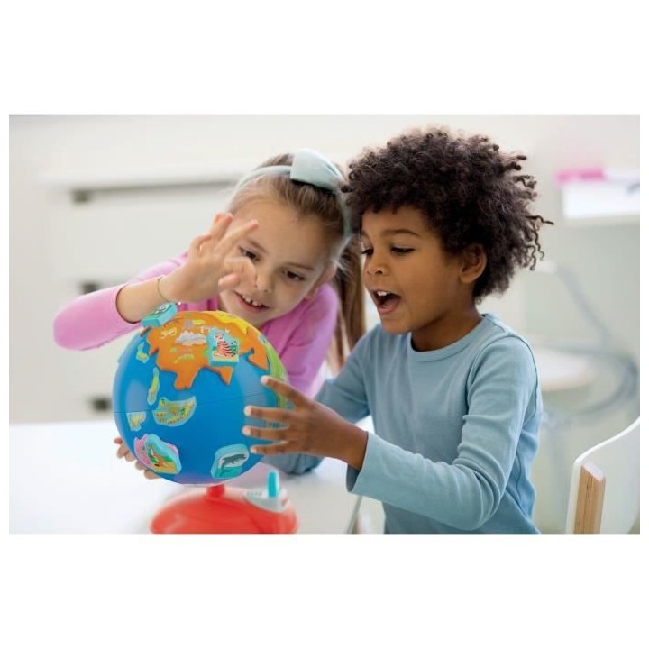 Clementoni - Premier globe interactif - Animaux et continents - Fabriq