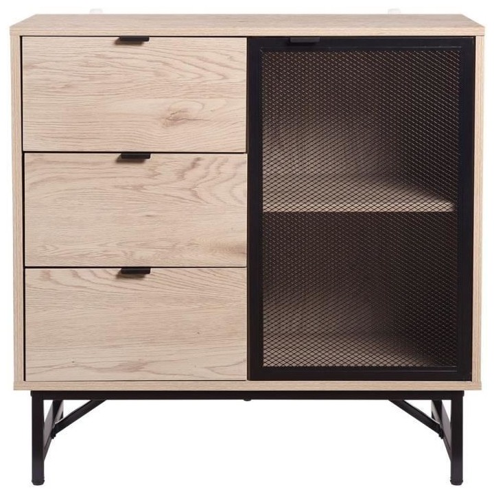 Meuble de rangement avec 1 porte et 3 tiroirs - VENTURY