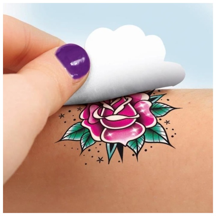 Coffret Tatouage - Clementoni - Machine a Tatouer, Pochoirs, Peinture