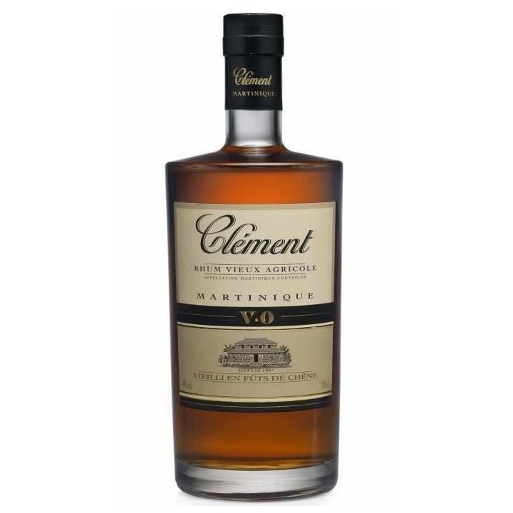 Rhum Clément VO - Rhum agricole vieux - 40%vol - 100cl