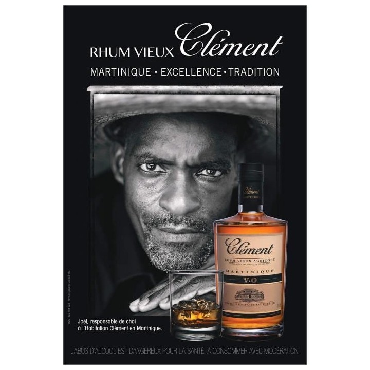 Rhum Clément VO - Rhum agricole vieux - 40%vol - 100cl