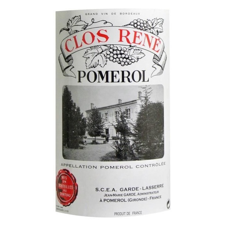 Clos René 2021 Pomerol - Vin rouge de Bordeaux