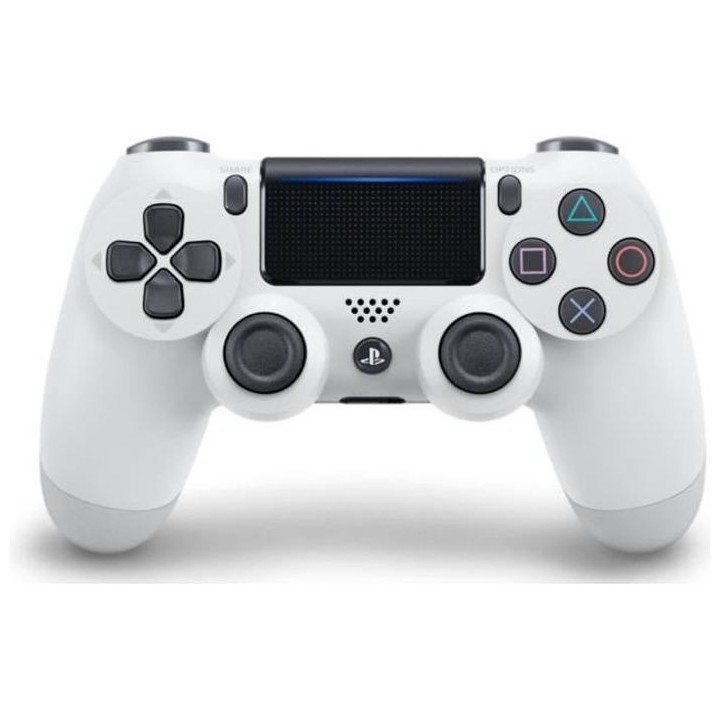 Manette PS4 DualShock 4.0 V2 Blanche/Glacier White - PlayStation Offic