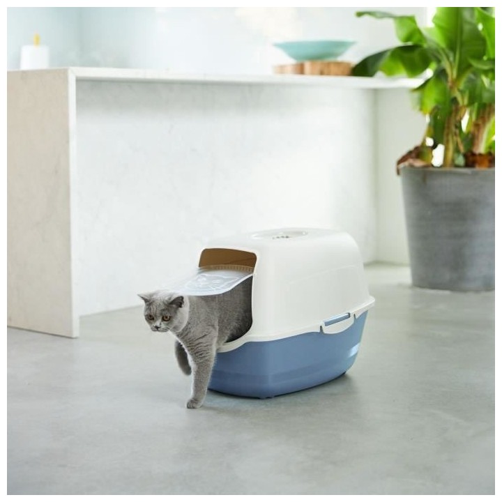 Maison de toilette - ROTHO - Bleu & Blanc (PP Recyclé)