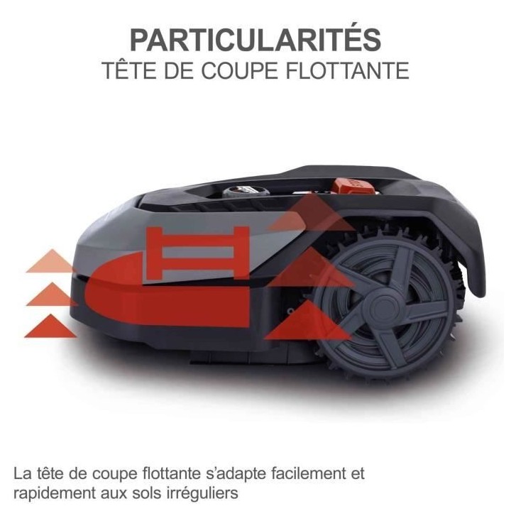 Robot tondeuse connecté 900m2 Scheppach RoboCut XXL900 avec station d