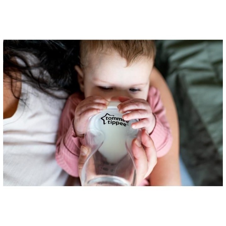 TOMMEE TIPPEE Biberon en Verre Closer to Nature, 250ml
