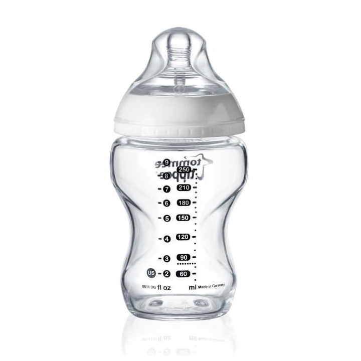 TOMMEE TIPPEE Biberon en Verre Closer to Nature, 250ml