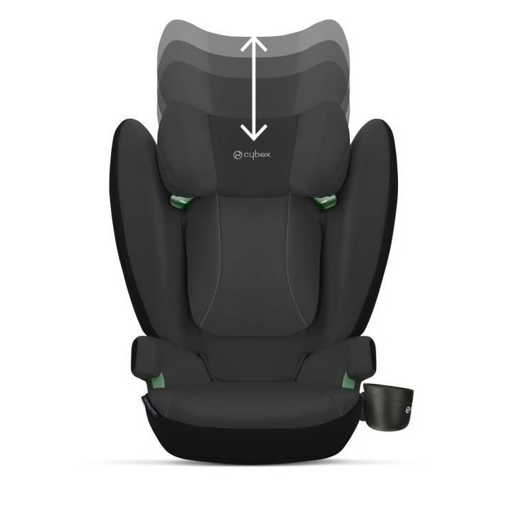 Siege auto Solution B2 i-fix - Face route - Volcano Black - A partir d