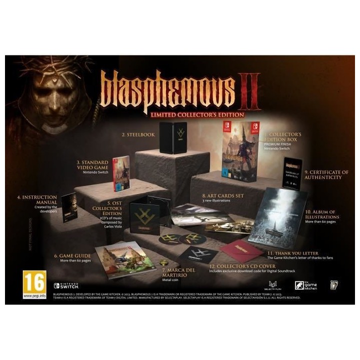 Blasphemous II - Jeu Nintendo Switch - Limited Collector's Edition
