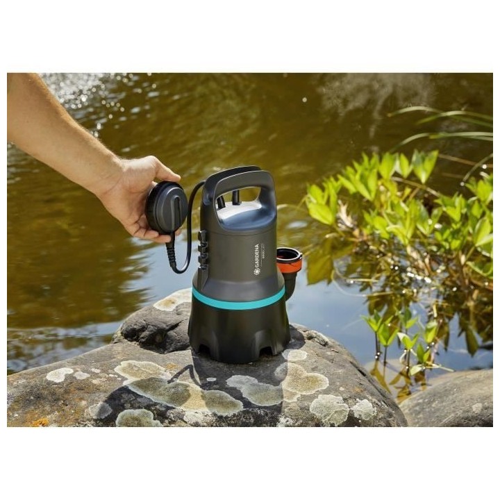 GARDENA Pompe d'évacuation eaux chargées 9000 – 300W – Débit ma