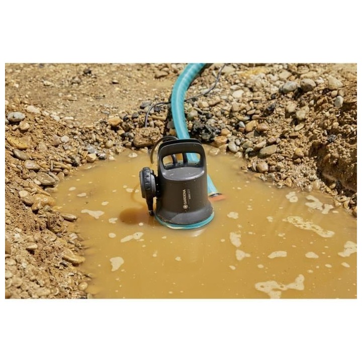 GARDENA Pompe d'évacuation eaux chargées 9000 – 300W – Débit ma