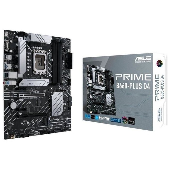 Carte Mere - ASUS - PRIME B660-PLUS D4 - (90MB18X0-M0EAY0)