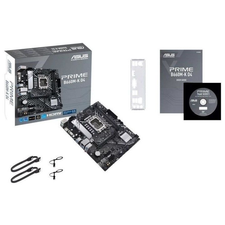 Carte Mere - ASUS - PRIME B660M-K D4 - (90MB1950-M0EAY0)