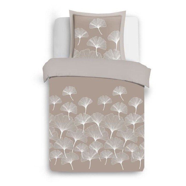 Parure Housse de couette - VISION - Ginko - Parure réversible - 140 x