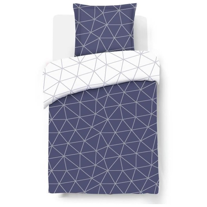 Parure Housse de couette - VISION - Hugo - Parure réversible - 140 x
