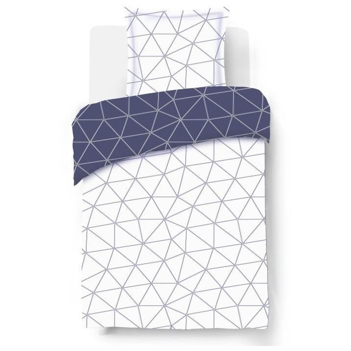 Parure Housse de couette - VISION - Hugo - Parure réversible - 140 x