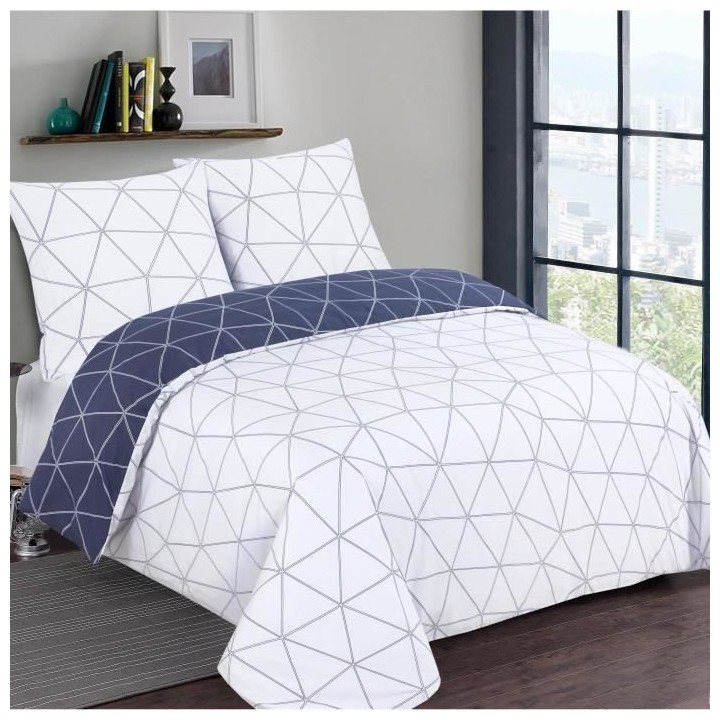 Parure Housse de couette - VISION - Hugo - Parure réversible - 140 x