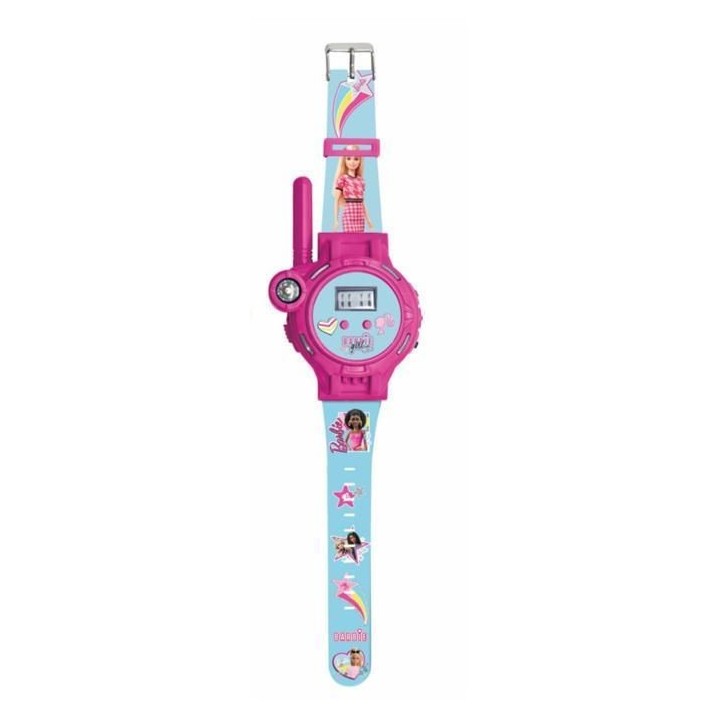 Montre digitale Barbie avec fonction talkie-walkie portée jusqu'a 200