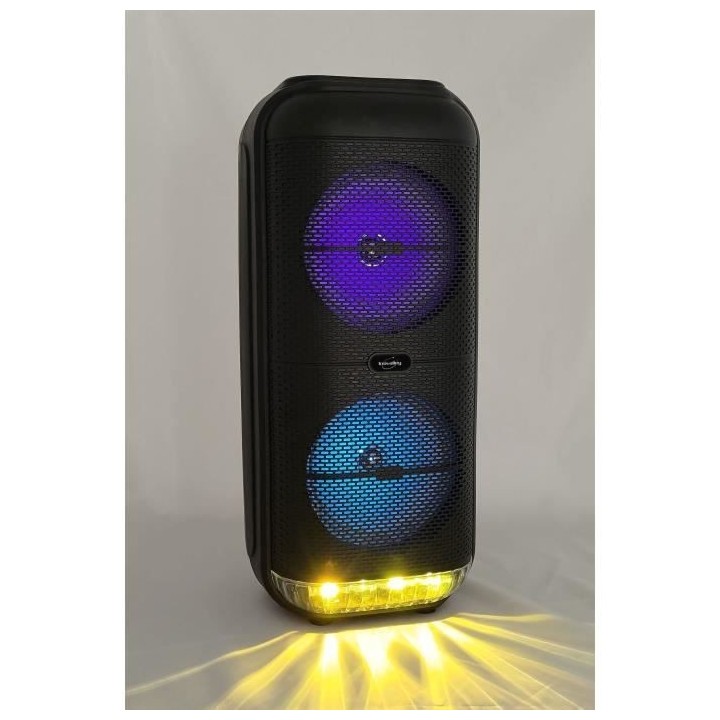 Enceinte Karaoké lumineuse - INOVALLEY - KA22-BTH - Bluetooth V5.0 -