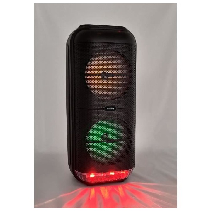 Enceinte Karaoké lumineuse - INOVALLEY - KA22-BTH - Bluetooth V5.0 -